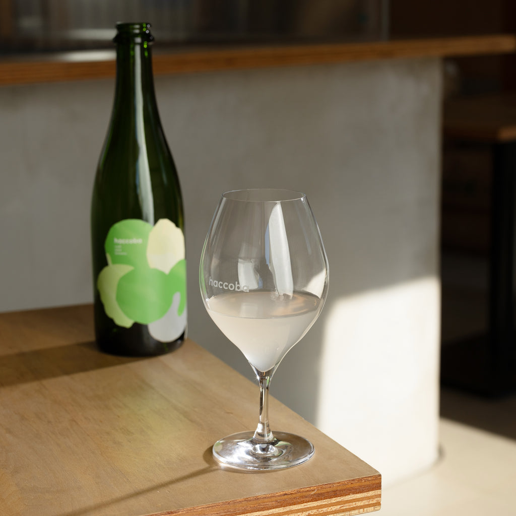 ピッコログラス（haccobaロゴ入り） – haccoba -Craft Sake Brewery-